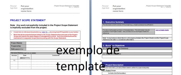 Declaração de escopo detalhada