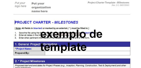 Declaração de escopo - milestones